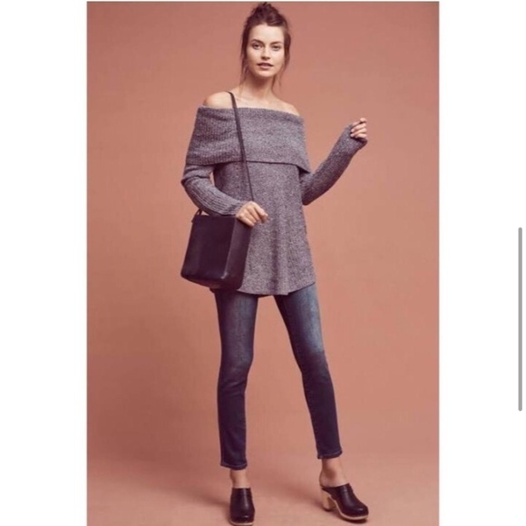 Anthropologie MOTH Off The Shoulder Chenille Sweater - Picture 5 of 8